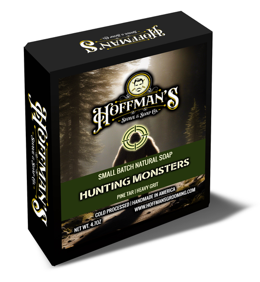 "Hunting Monsters" (Pine Tar) Heavy Grit Bar Soap