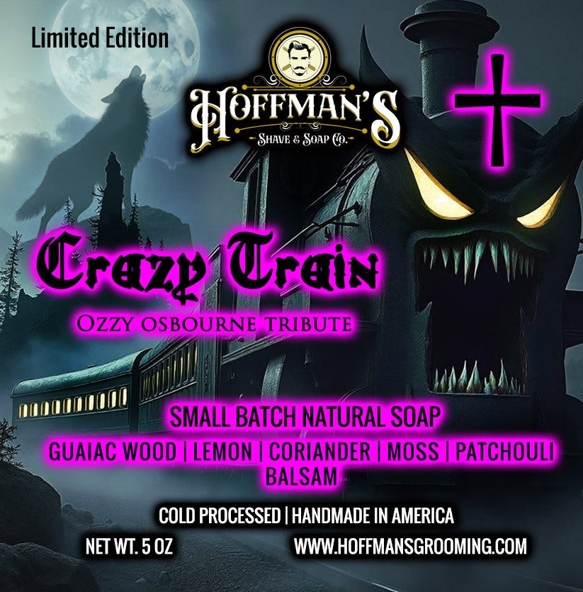 "Crazy Train" (Ozzy Osbourne Limited Tribute Edition) 5oz Bar Soap