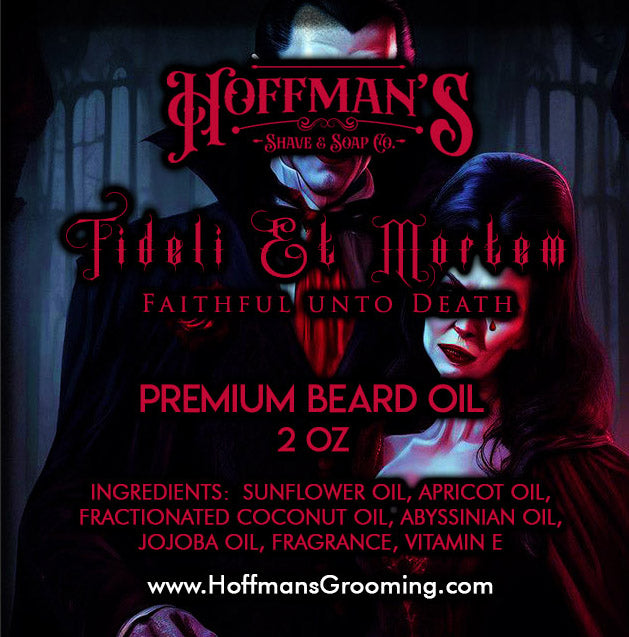 Fideli Et Mortem (Black Rose & Oud) 2oz Beard Oil