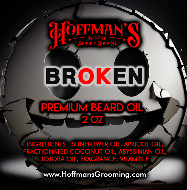 BrOKen (Benzoin, Cedar, Vanilla, Tonka, Musk, Jasmine, Ambergris) 2oz Beard Oil