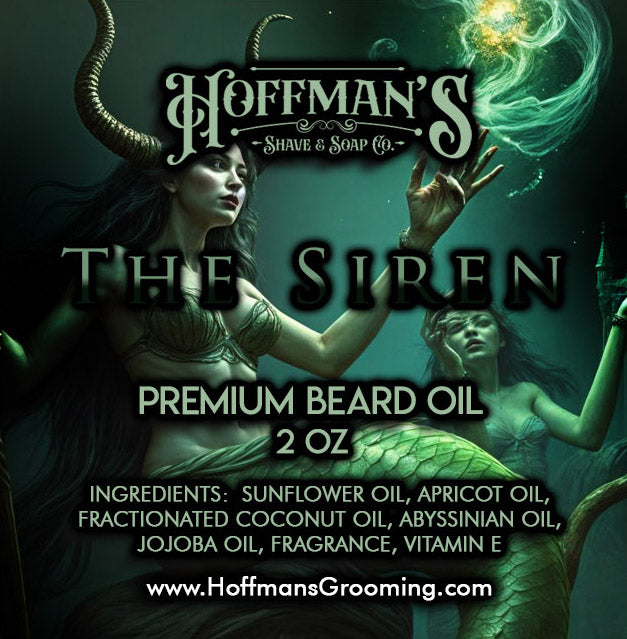 The Siren (Aquatic, Driftwood, Salt, Sea Spice) 2oz Beard Oil