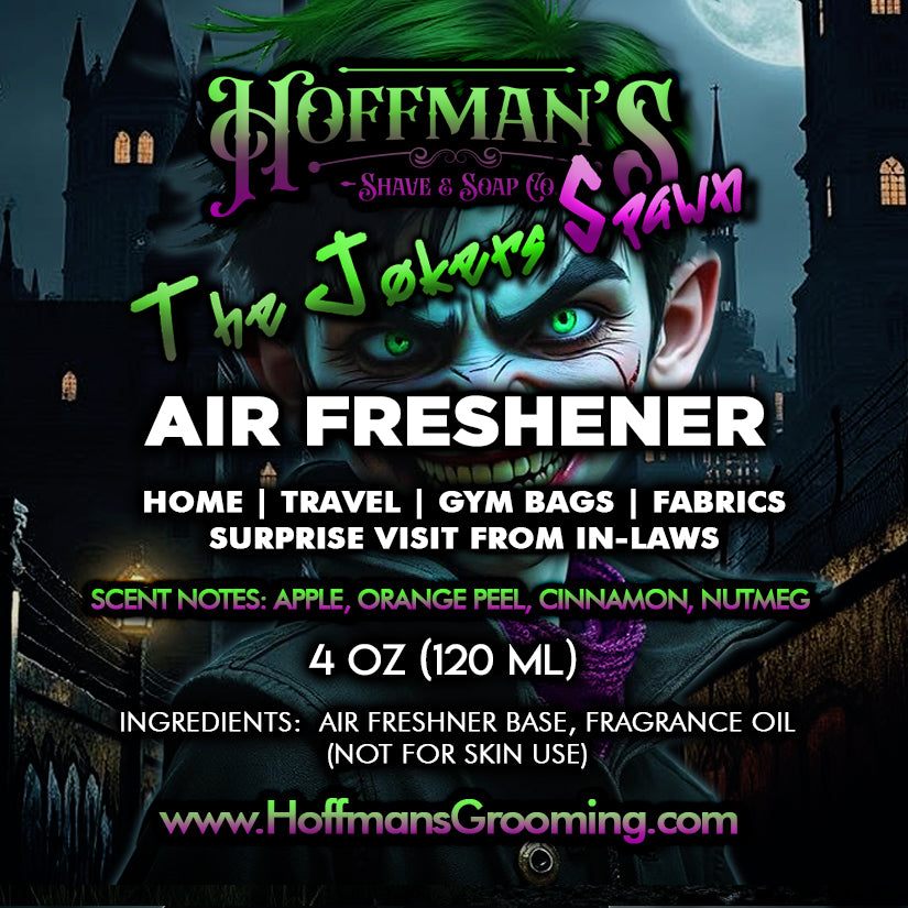 "The Joker's Spawn" (Apple, Orange Peel, Vanilla, Cinnamon) Limited Halloween Edition Air Freshener 4oz