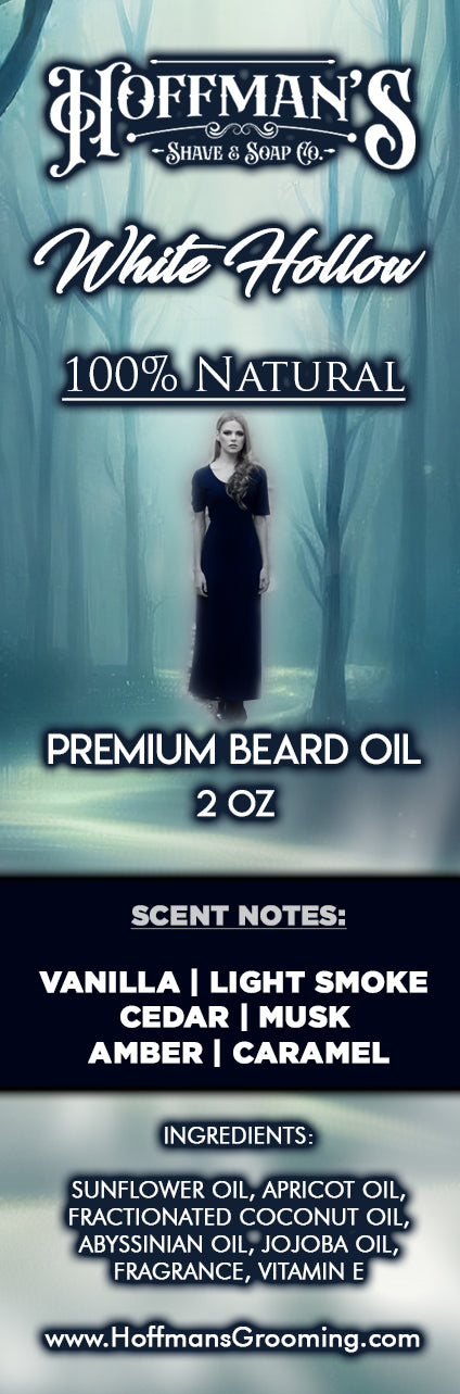 White Hollow (Smoked Vanilla & Cedarwood) 2oz Beard Oil