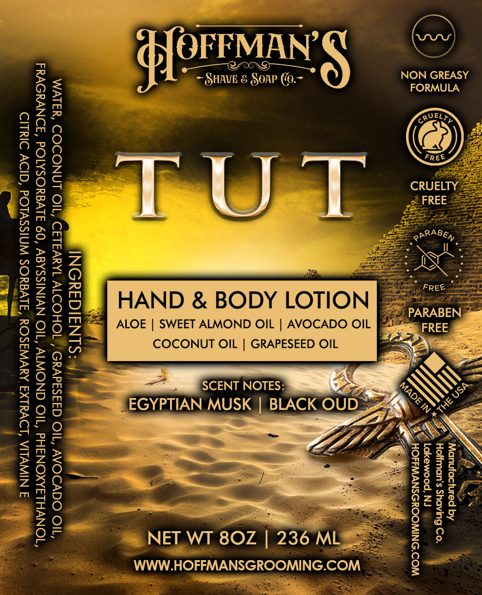 TUT Body & Hand Lotion (Egyptian Musk & Black Oud) 8 oz