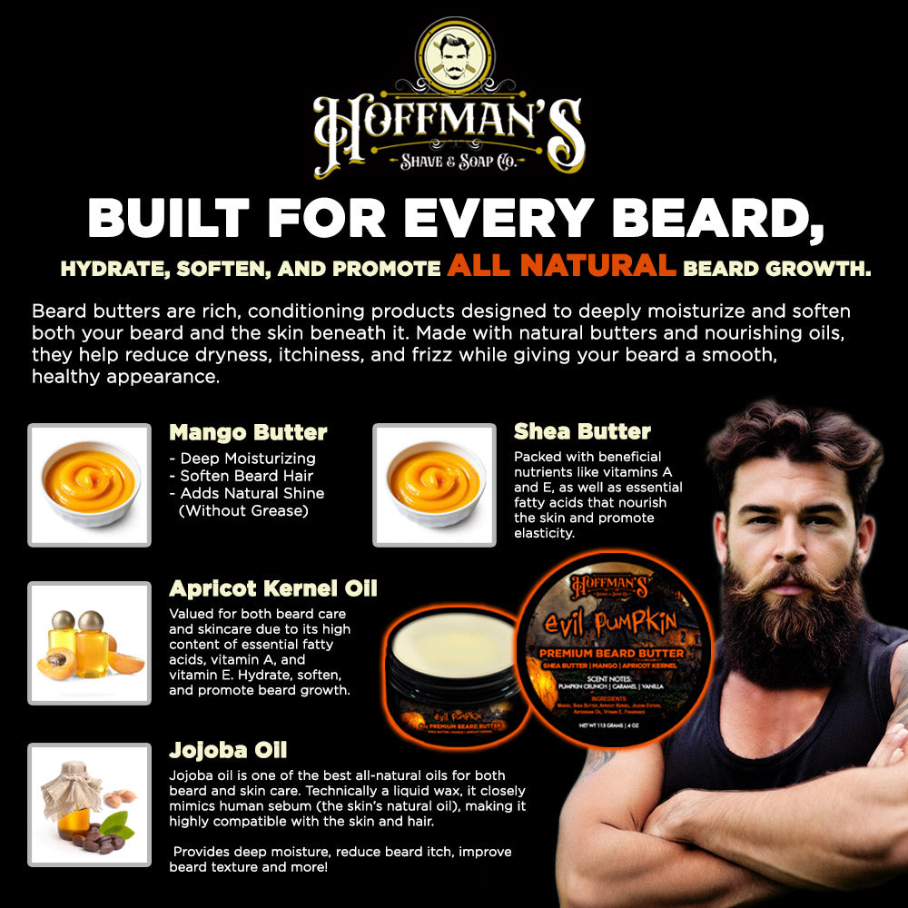 Festivus "Rum, Raisin, Caramel, Maple, Vanilla" Limited Holiday 4oz Premium Beard Butter