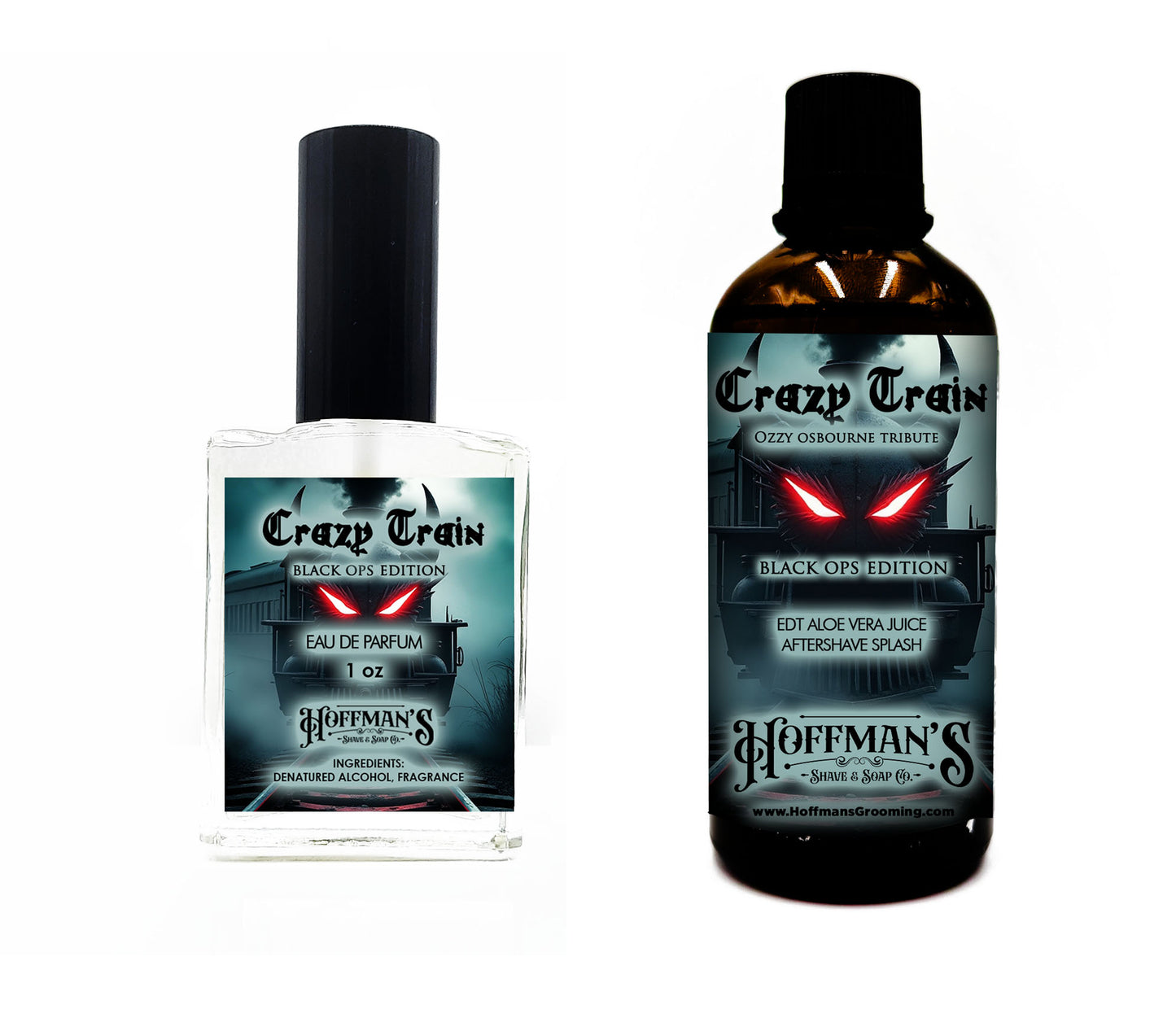 Ozzy Osbourne "Crazy Train Black Ops Edition" EDP Cologne & Aftershave 2pc Bundle**$19.00** (Non Boxed