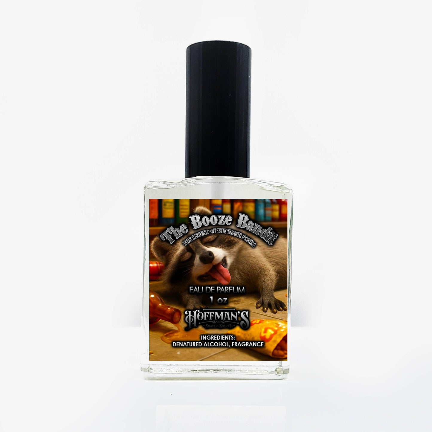 The Booze Bandit "Charred Oak, Aged Bourbon, Patchouli, Guaiac Wood" 1oz EDP Cologne