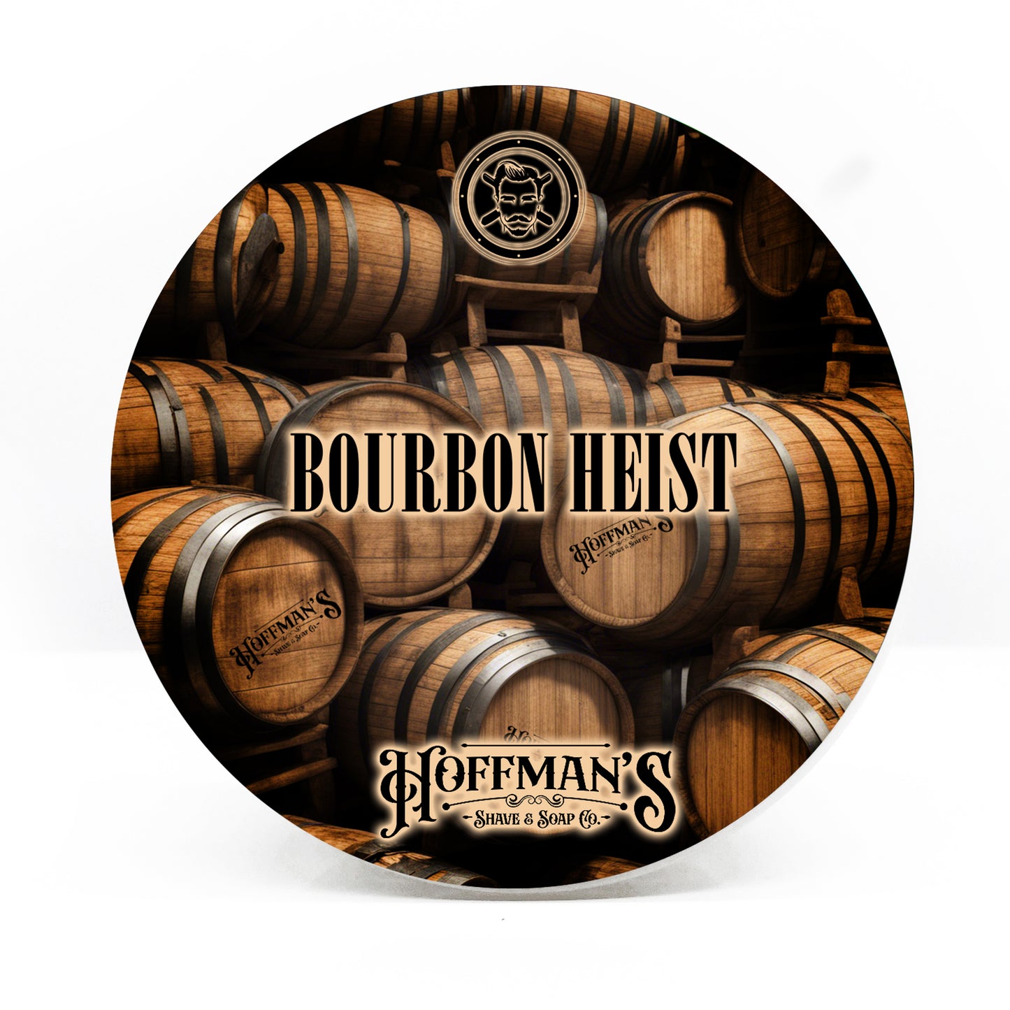Bourbon Heist (Kentucky Bourbon, Maple, Vanilla) Shave Soap 4oz
