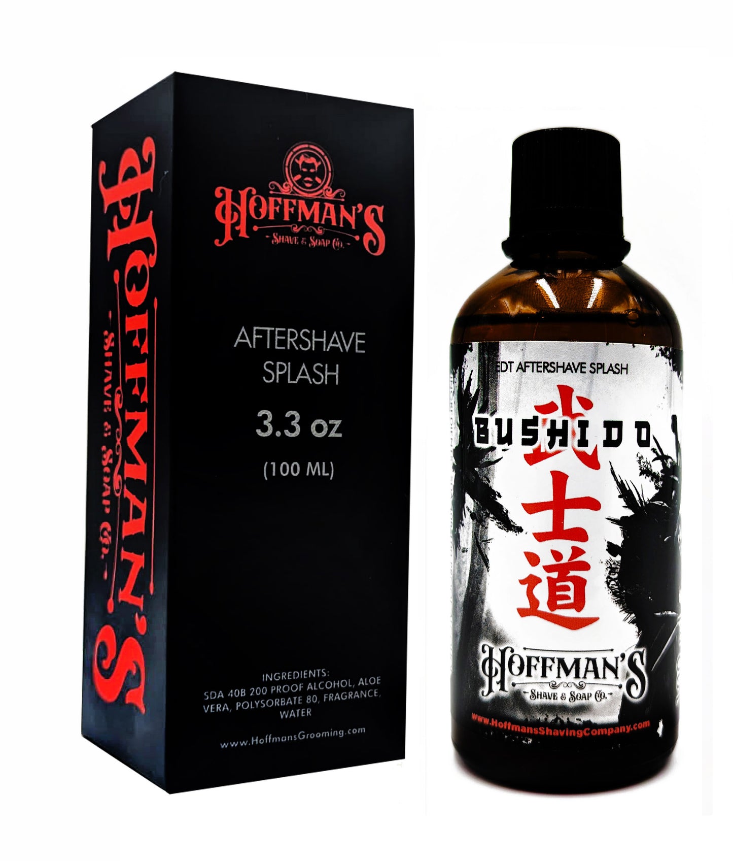 Bushido EDT/Aloe Vera Aftershave Splash 100ml