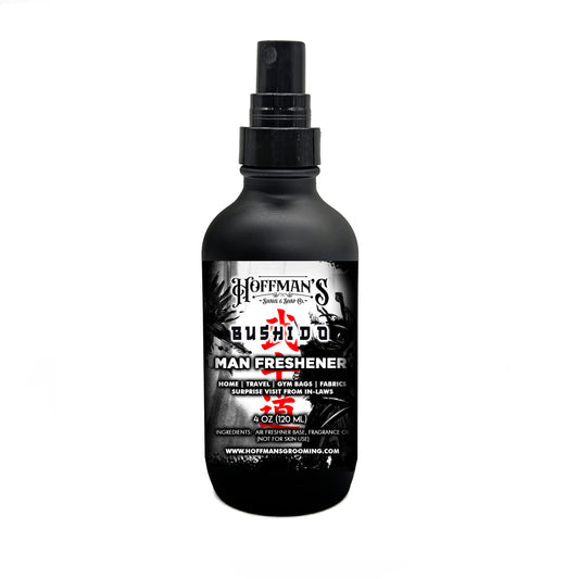 "Bushido" (Applewood, Allspice, Vanilla Bourbon, Italian Bergamot) Air Freshener 4oz