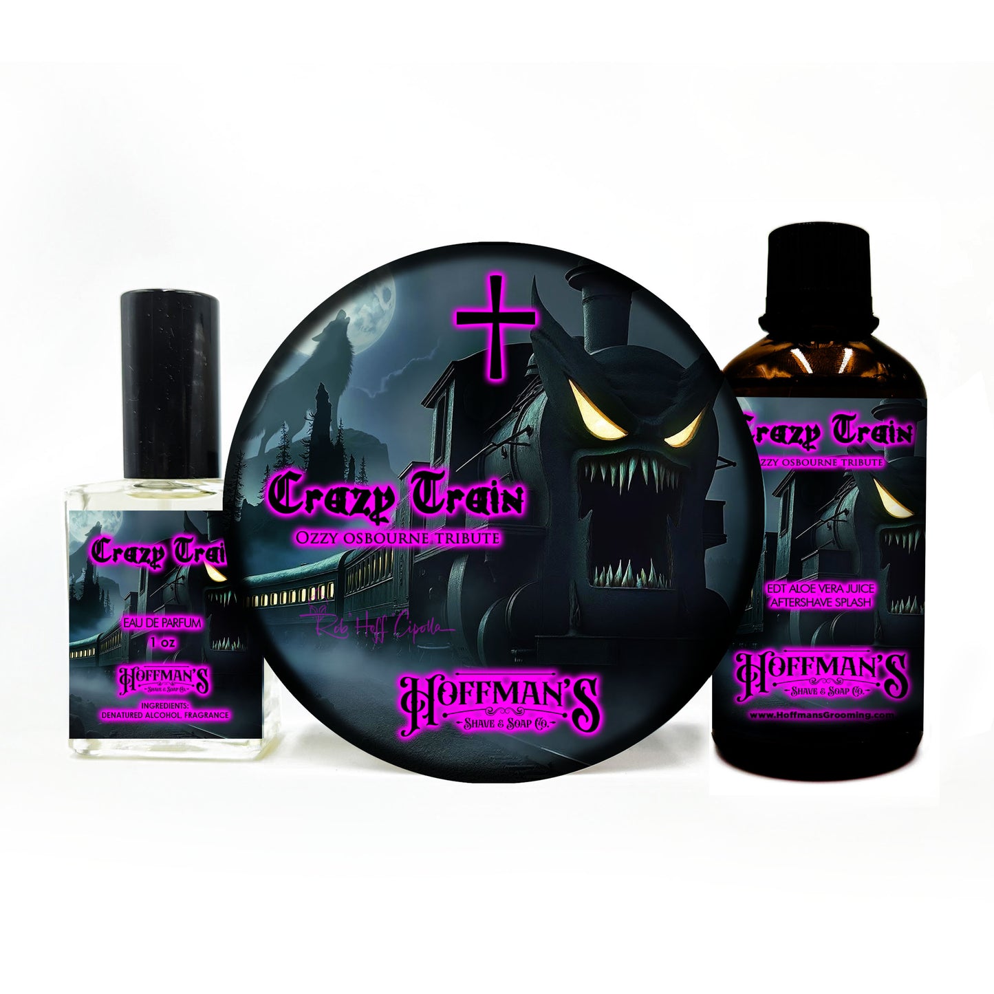 Crazy Train (Ozzy Osbourne Limited Tribute Edition) Shaving Trio 3pc Set
