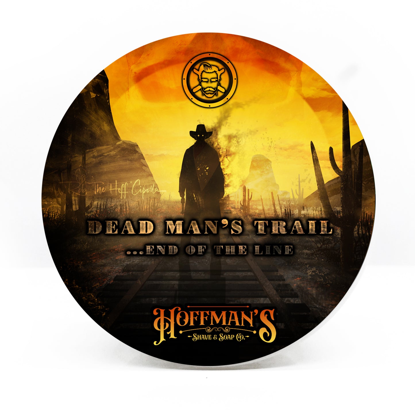 Dead Man's Trail (Tobacco Leaf, Tonka Bean, Cocoa) Shave Soap 4oz