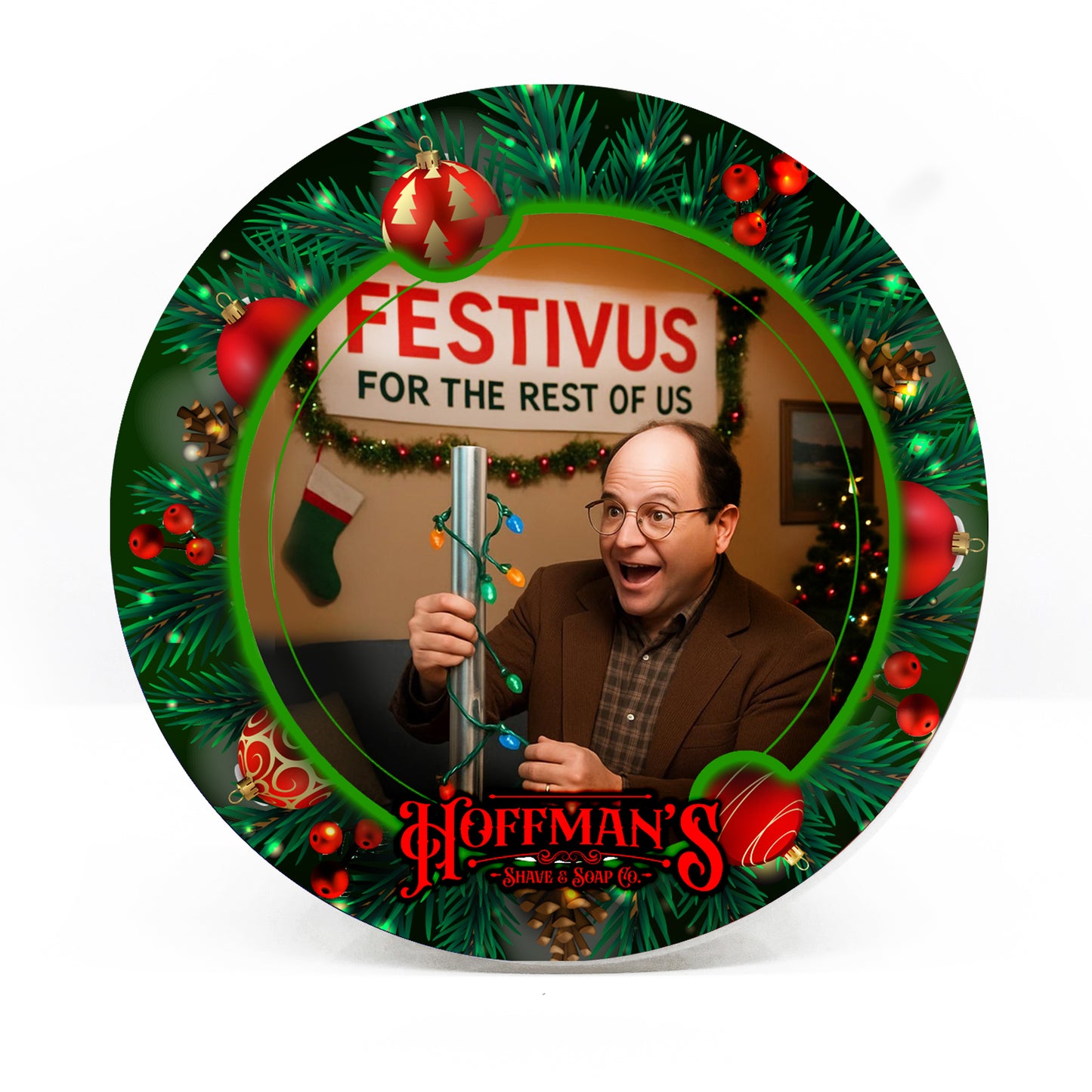 Festivus "Rum, Raisin, Caramel, Maple, Vanilla" Limited Holiday Shave Soap 4oz