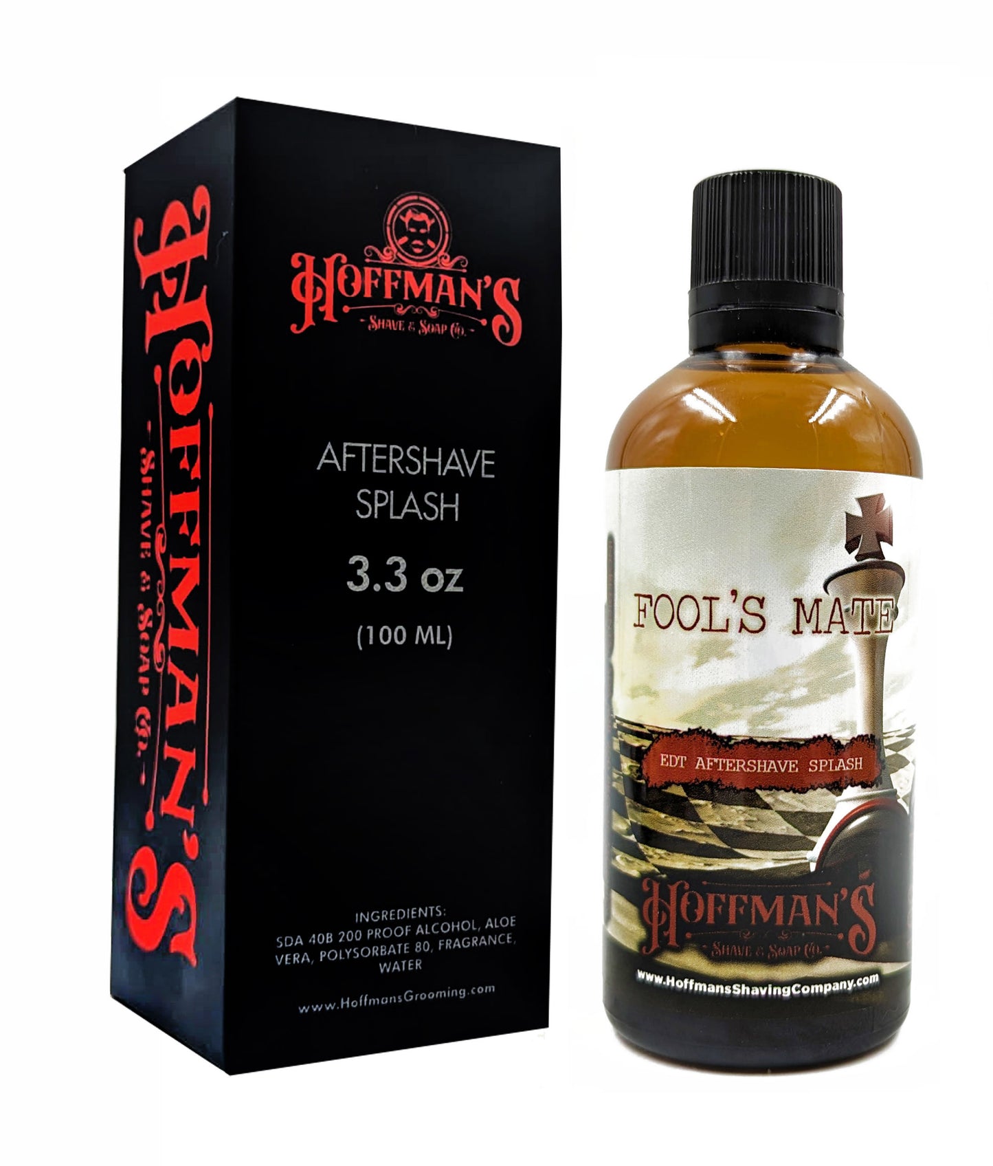 "Fools Mate" EDT/Aloe Vera Aftershave Splash 100ml