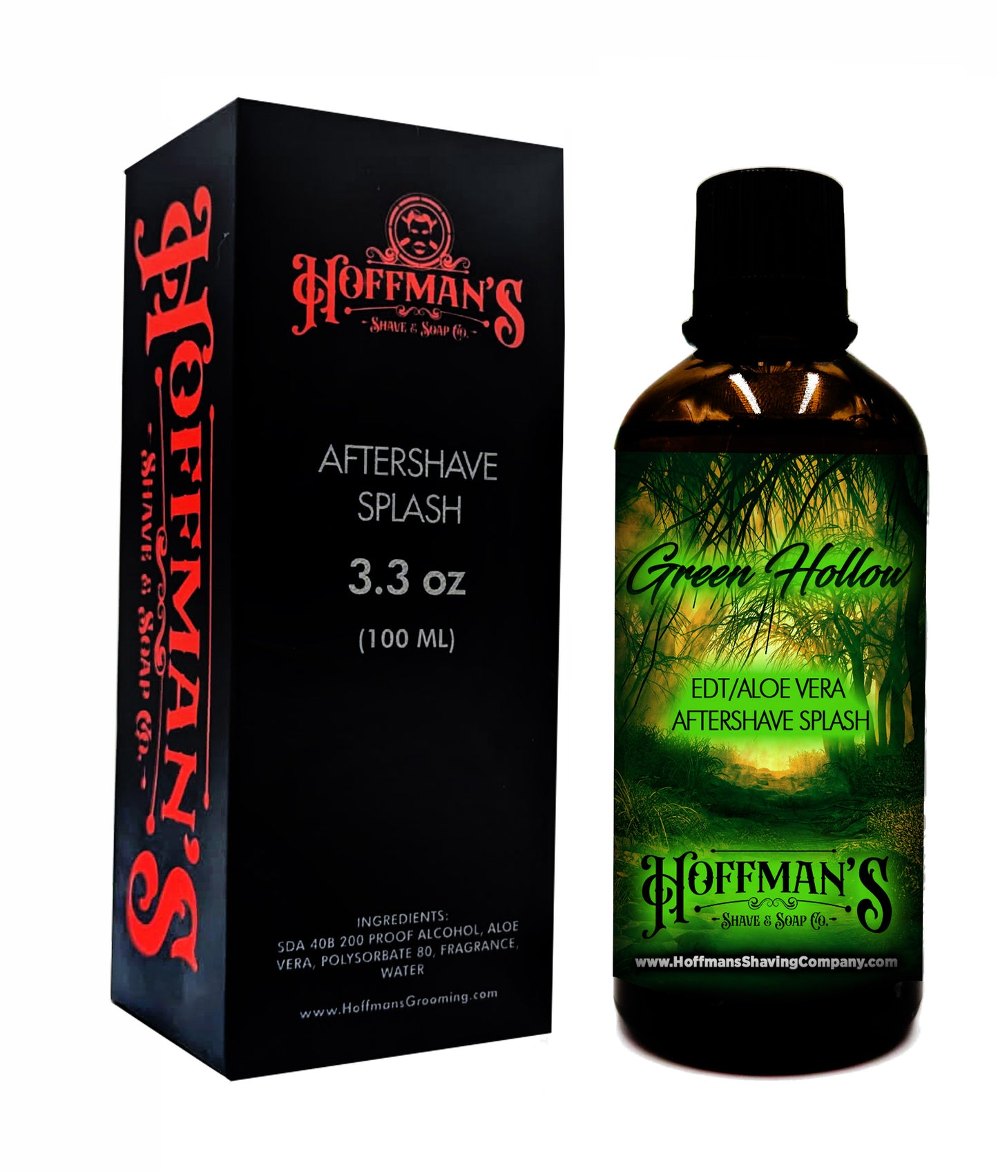 "Green Hollow" EDT/Aloe Vera Aftershave Splash 100ml