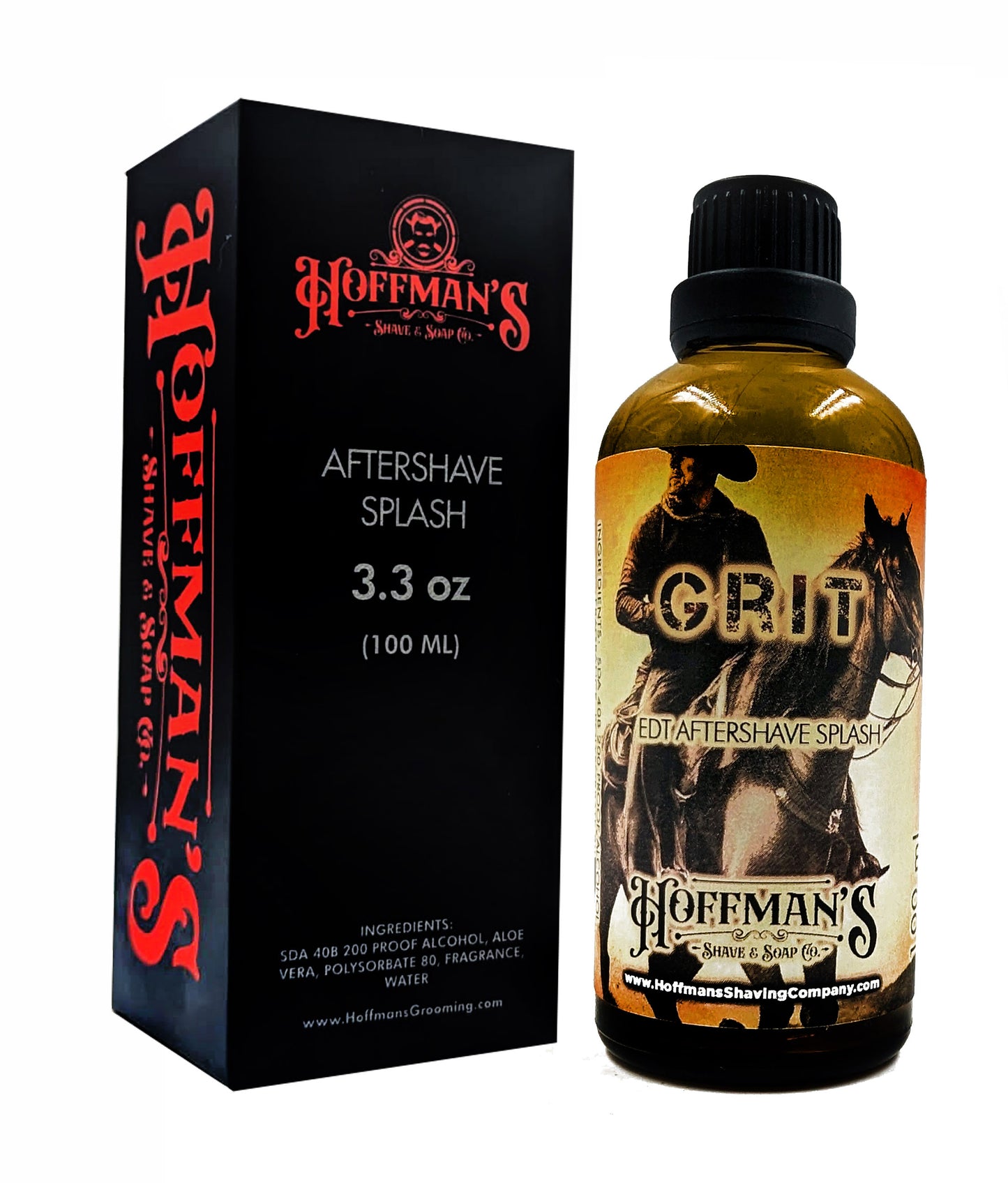 "GRIT" EDT/Aloe Vera Aftershave Splash 100ml