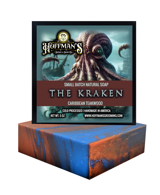 "THE KRAKEN" (Caribbean Teakwood) Bar Soap 5oz