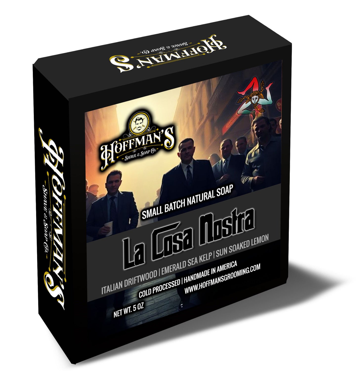 "La Cosa Nostra" (Italian Driftwood, Sea Kelp, Sun Soaked Lemon) Bar Soap 5oz