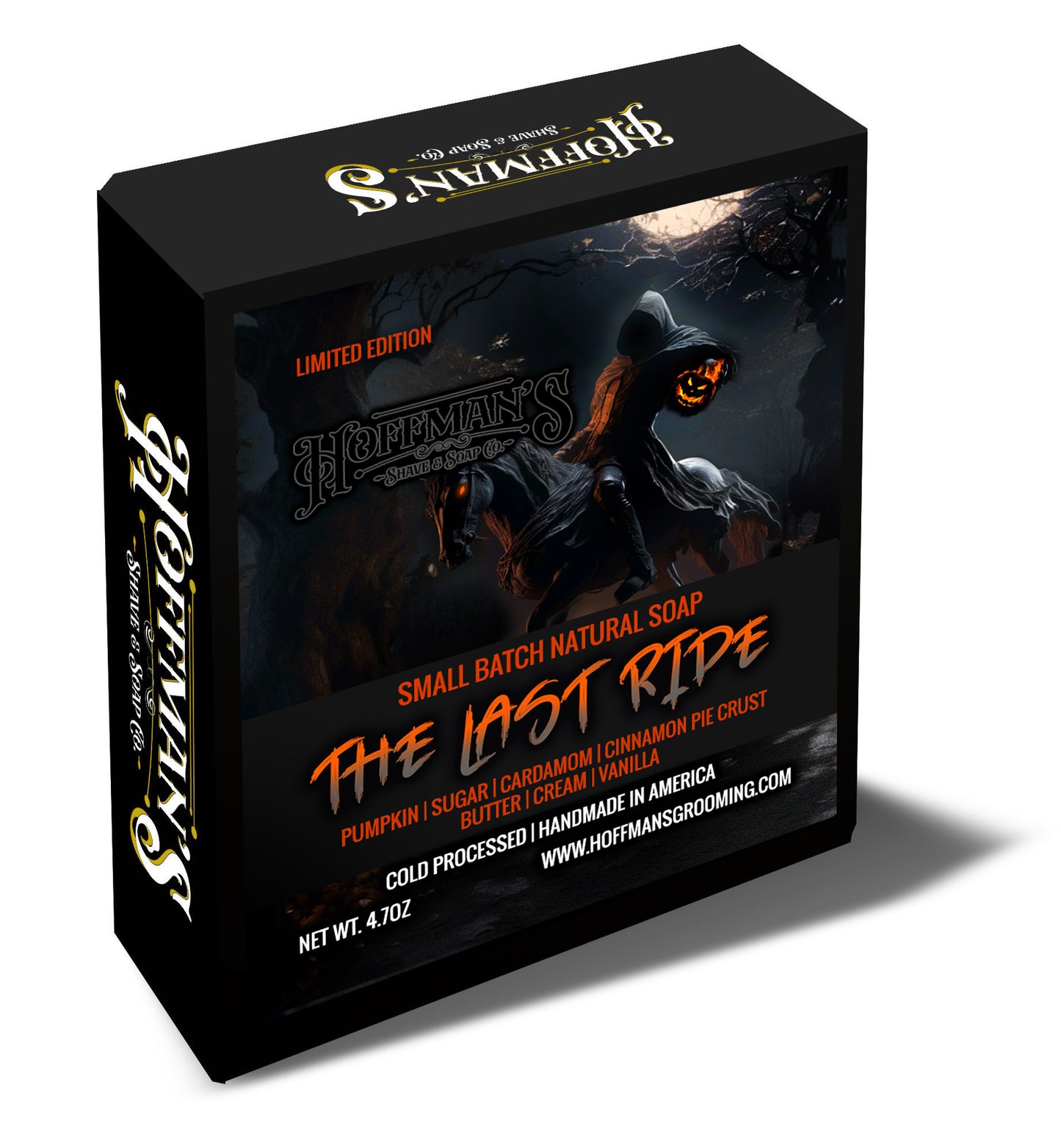 "The Last Ride" (Pumpkin, Cinnamon Pie Crust, Cardamom) Bar Soap 5oz