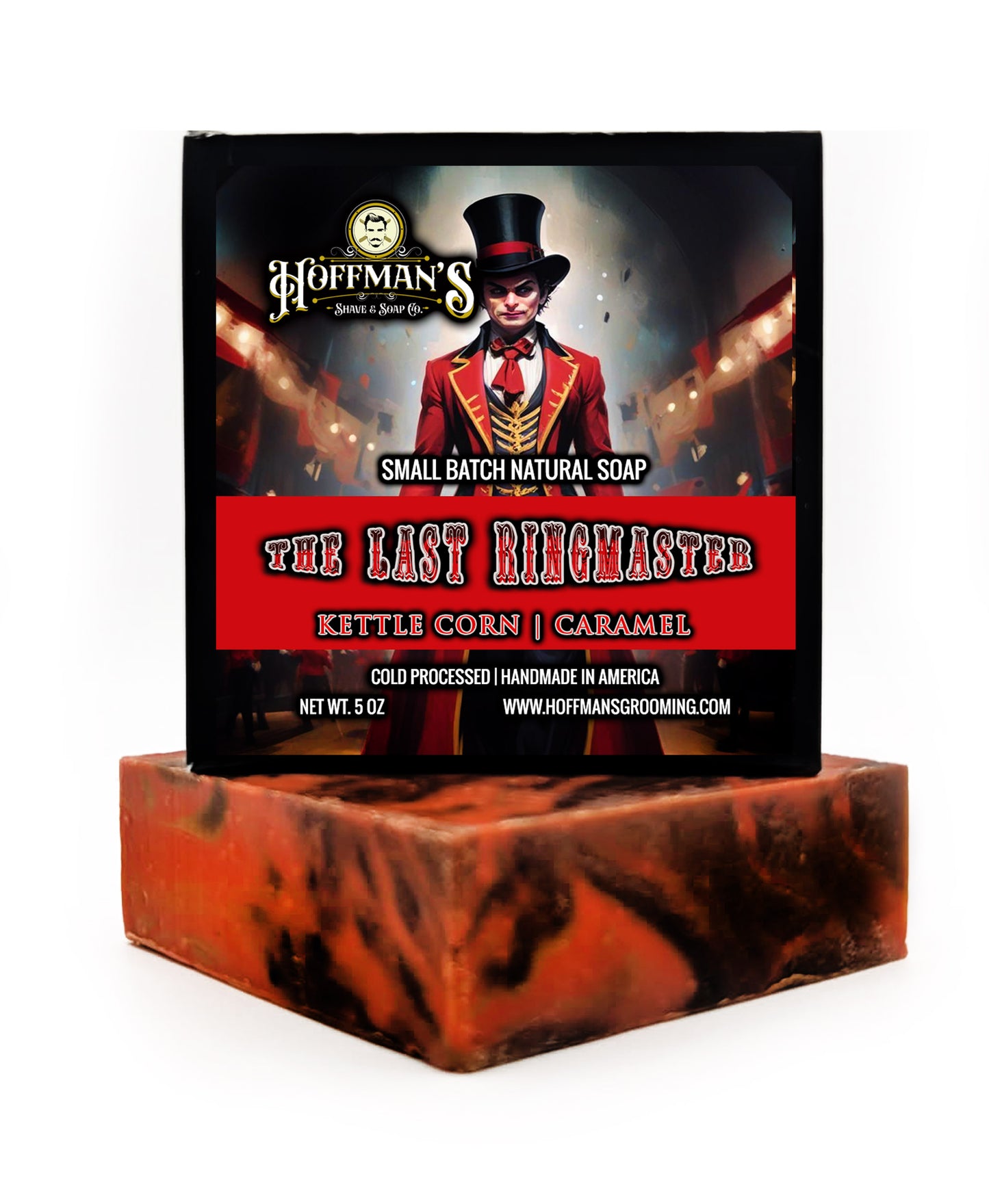 "The Last Ringmaster" (Kettle Corn & Caramel) Bar Soap 5oz