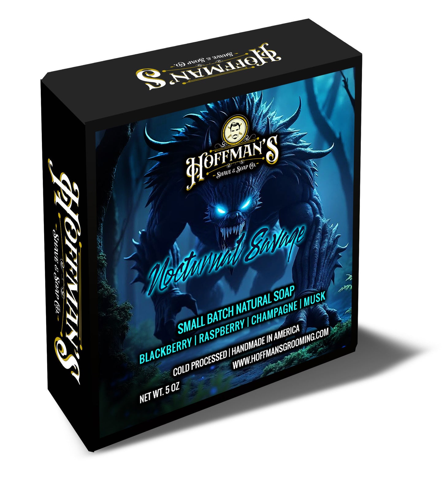 "Nocturnal Savage 2025" (Blackberry, Raspberry, Champagne, Musk) 5oz Bar Soap