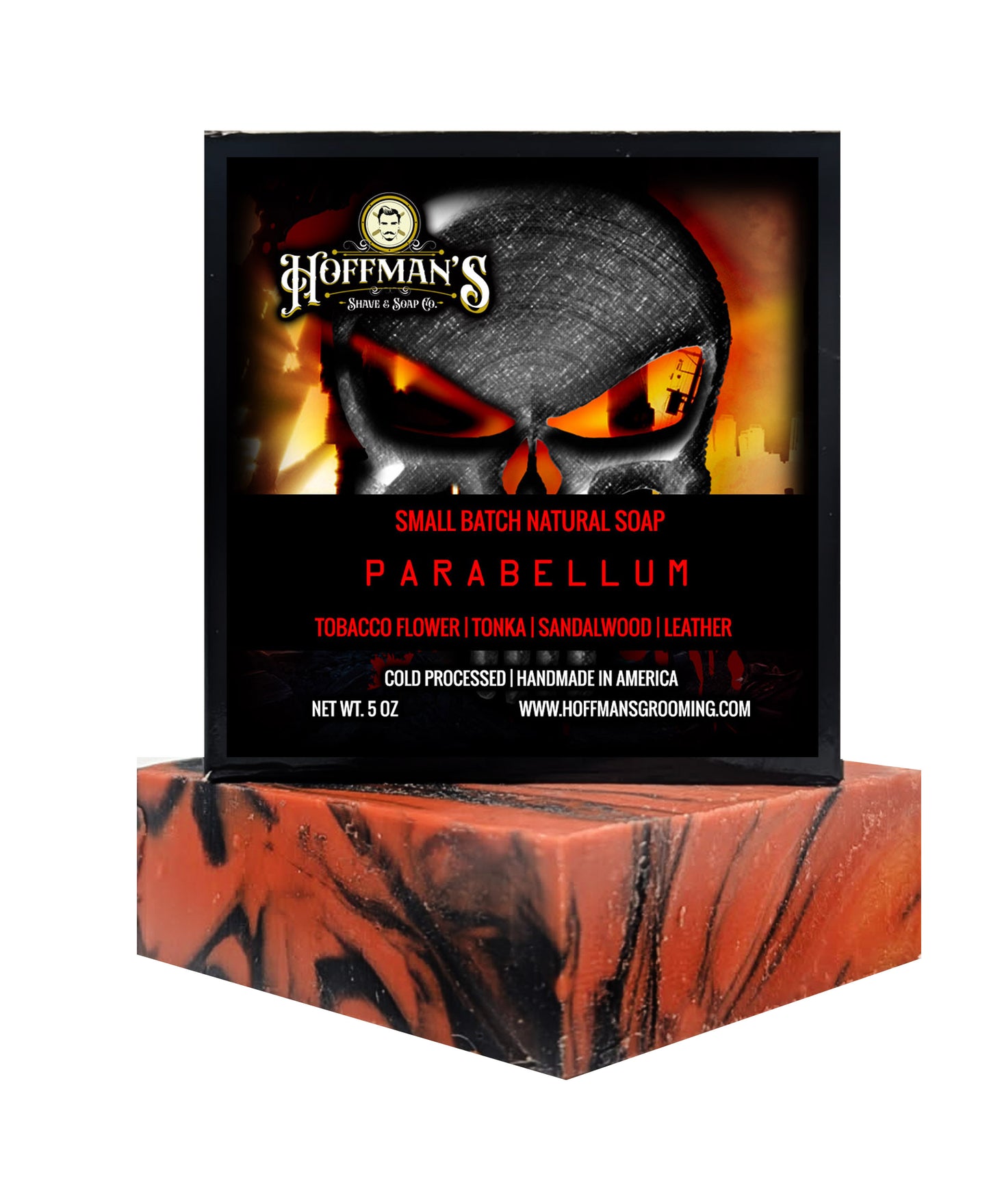 "Parabellum" (Tobacco Flower, Tonka Bean, Sandalwood, Leather) Bar Soap 5oz