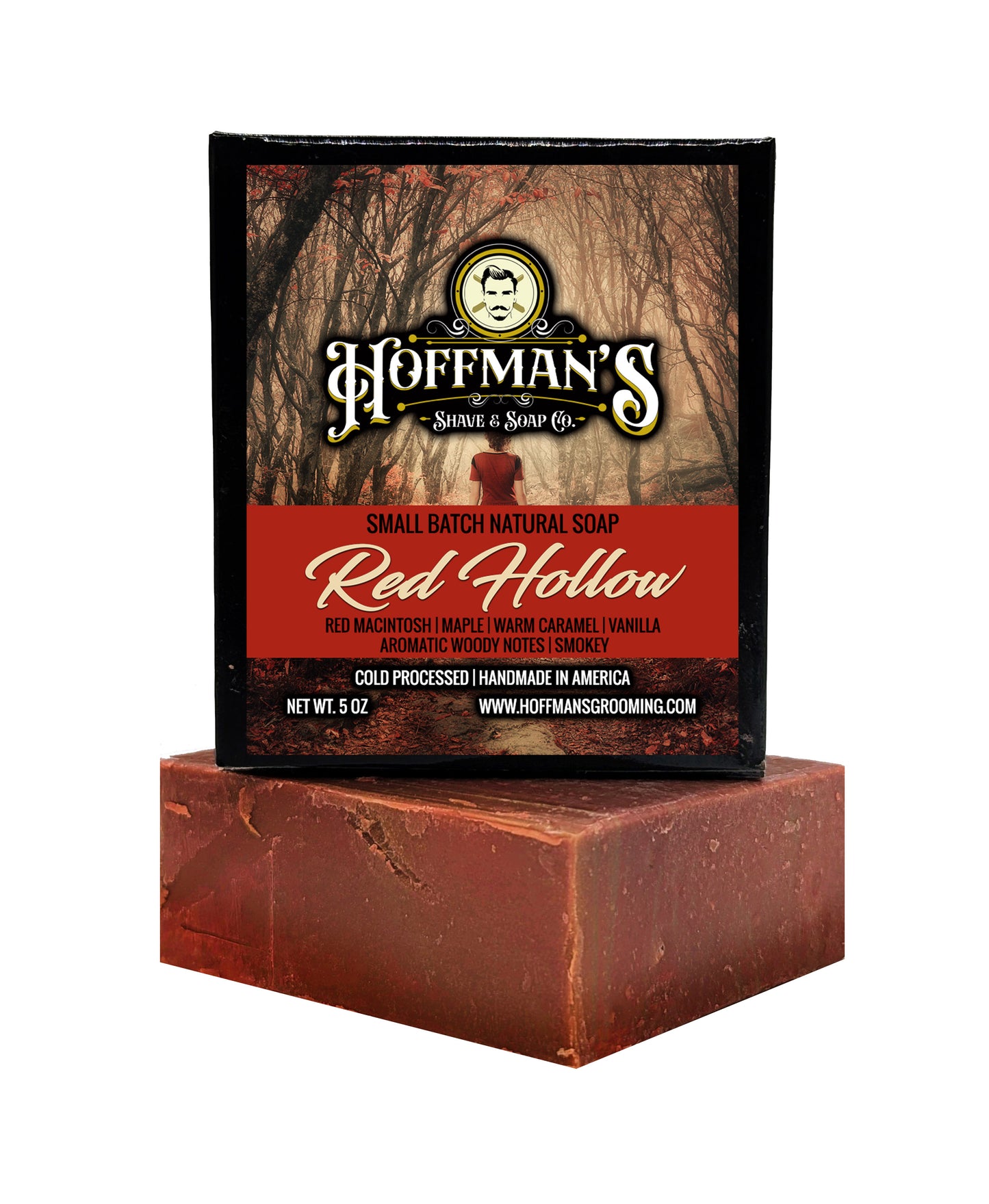 Red Hollow (Red Apple, Maple, Caramel) Bar Soap 5oz