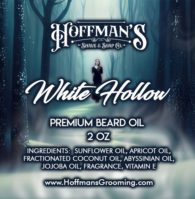 White Hollow (Smoked Vanilla & Cedarwood) 2oz Beard Oil