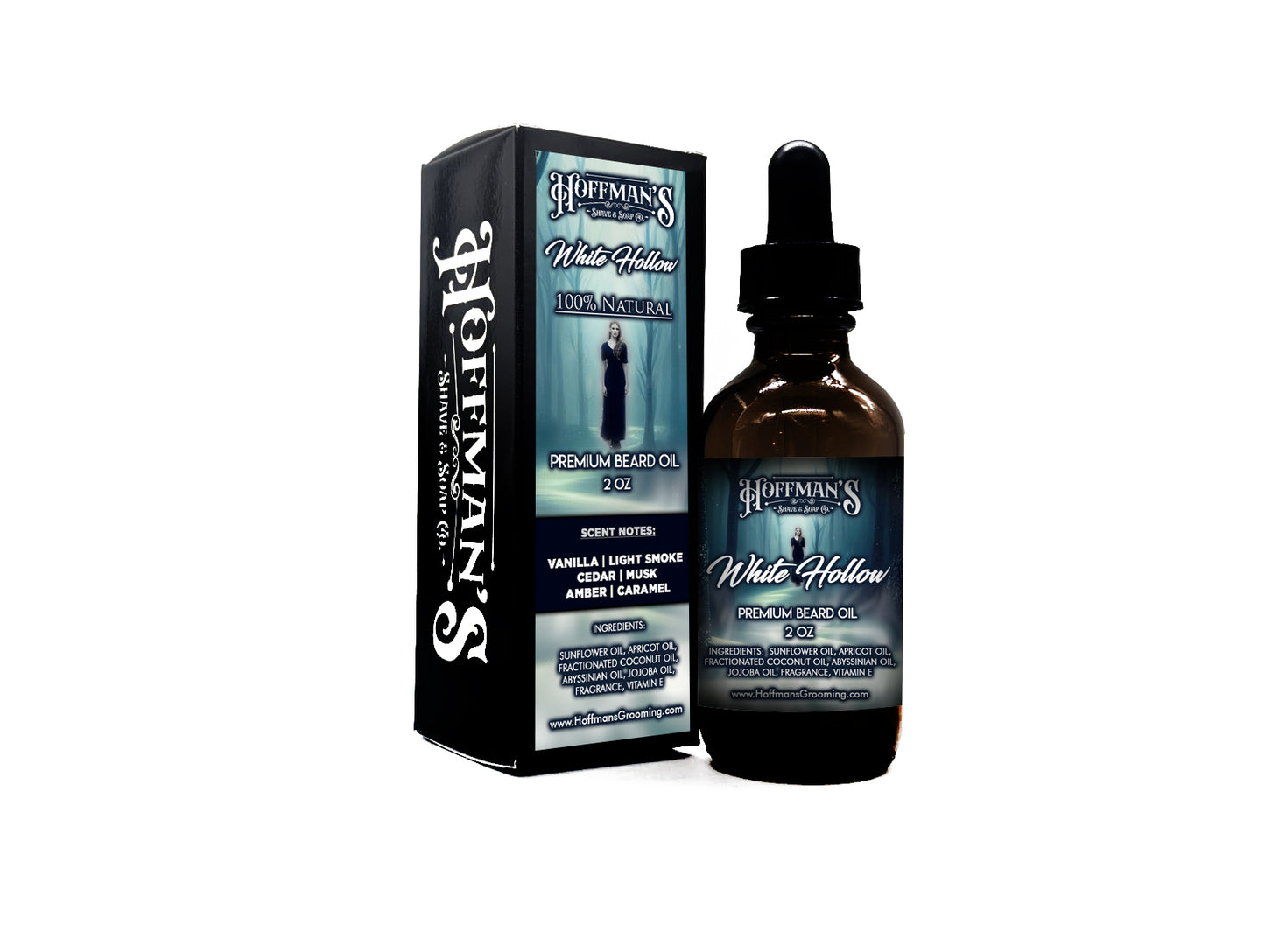 White Hollow (Smoked Vanilla & Cedarwood) 2oz Beard Oil