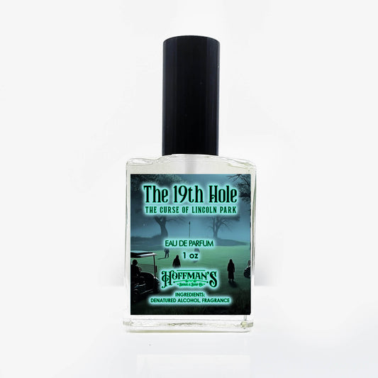 "19th Hole: The Curse of Lincoln Park" EDP Cologne (Limited Halloween Edition) Wood spice, Oud, Orange, Jasmin, Patchouli, Cedar, Vanilla