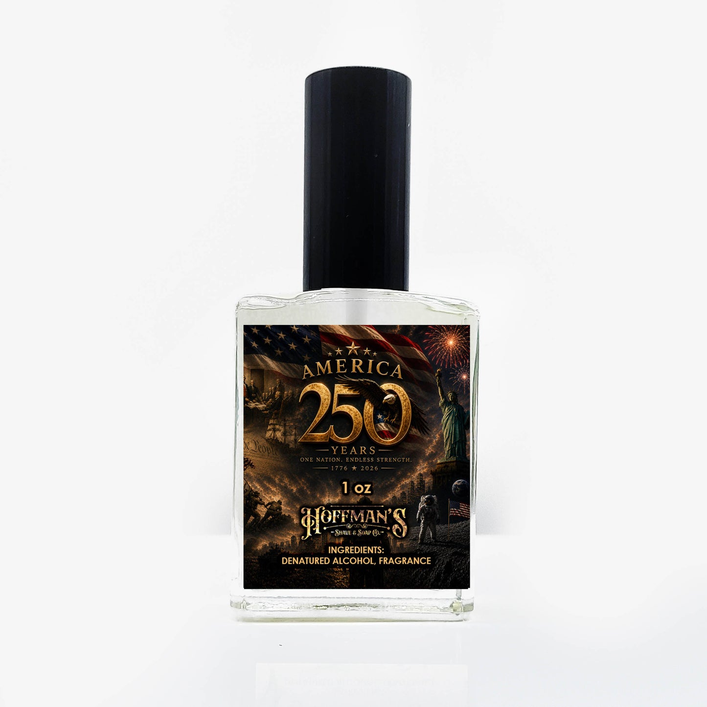 America 250 Edition (Aged Tobacco Leaves, Spiced Bourbon, Plum Wine, Orange Peel, Vanilla Musk) 1oz EDP Cologne