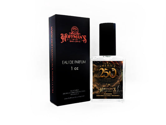 America 250 Edition (Aged Tobacco Leaves, Spiced Bourbon, Plum Wine, Orange Peel, Vanilla Musk) 1oz EDP Cologne