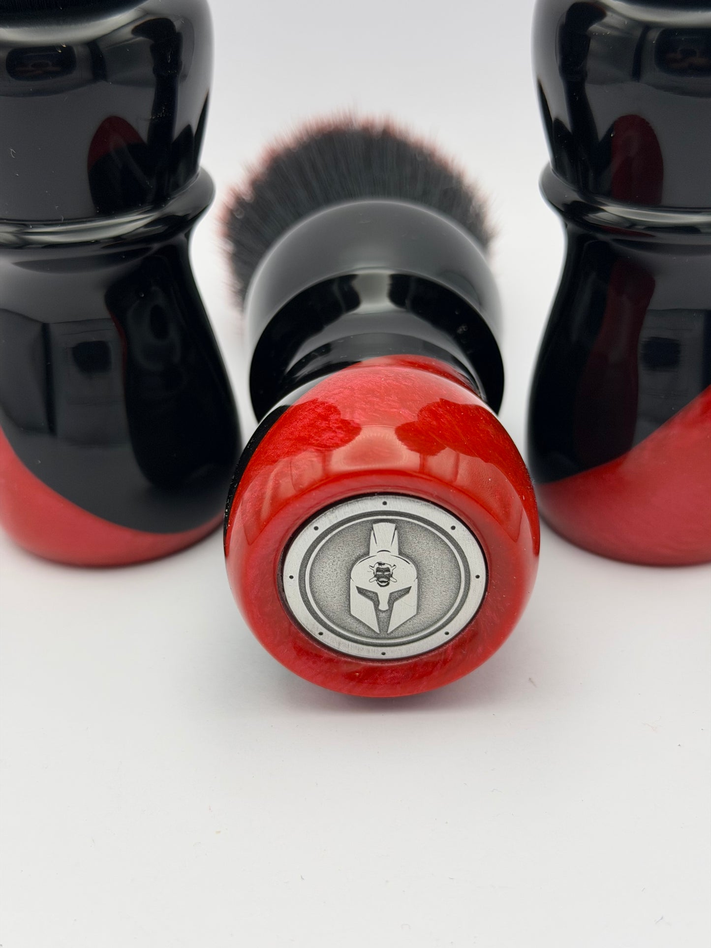 The Spartan Limited Collectors Edition Custom Shave Brush w Bonus EDP Cologne Bundle