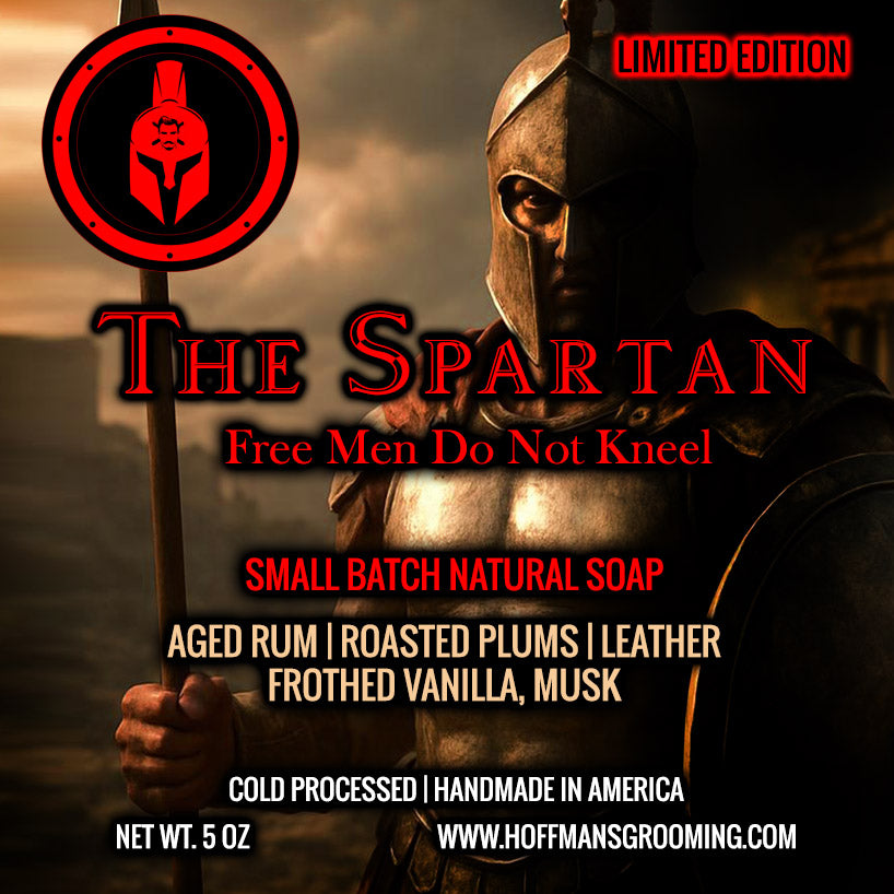 The Spartan Limited Edition (Aged Rum, Roasted Plums, Leather, Frothed Vanilla) 5oz Bar Soap