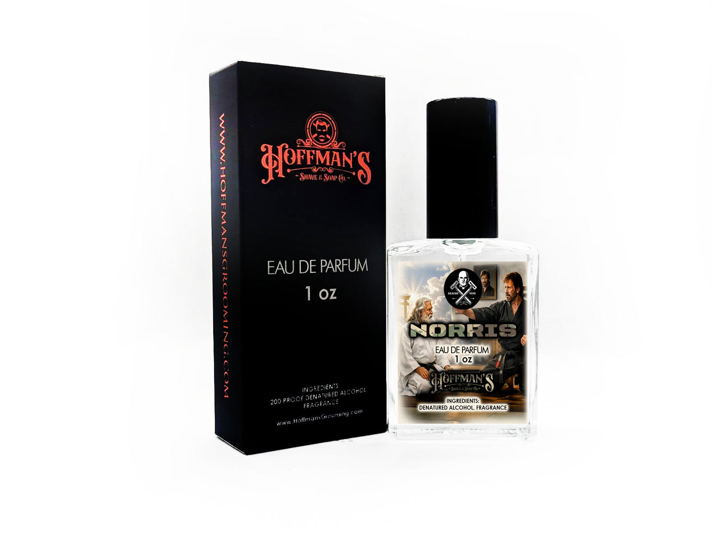 Norris Limited Memorial Edition (Leather, Cedar, Teakwood, Amyris, Dark Musk, Patchouli) Shaving Trio 3pc Set