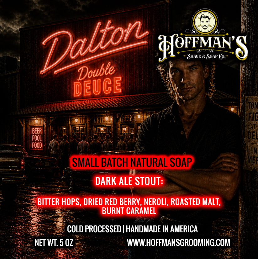 Dalton (Dark Ale Stout featuring Bitter Hops, Dried Red Berry, Neroli, Roasted Malt) 5oz Bar Soap