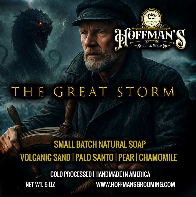 The Great Storm "Volcanic Sand, Palo Santo, Pear, Chamomile" 5oz Bar Soap