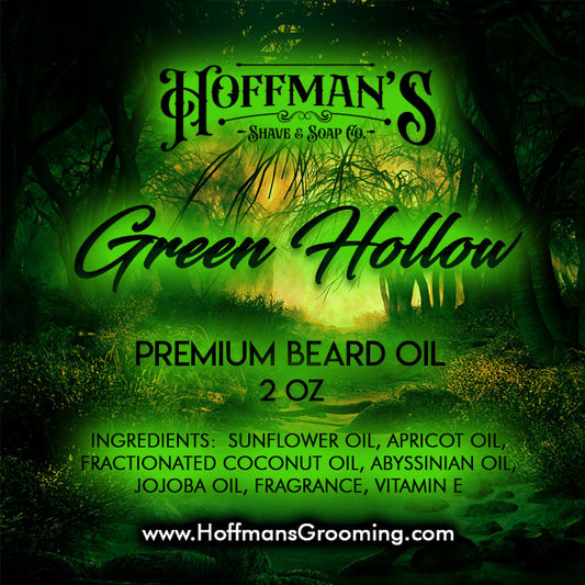 Green Hollow (Brandied Dipped Pears, Green Apples, Cider, Musk) 2oz Beard Oil