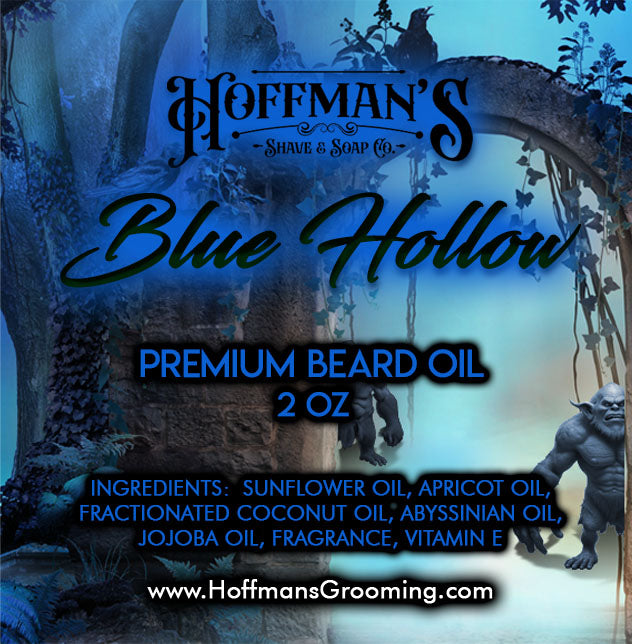 Blue Hollow (Blueberry, Lemon, Crumble, Vanilla) 2oz Beard Oil