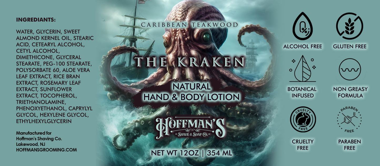 The Kraken Body & Hand Lotion 12 oz