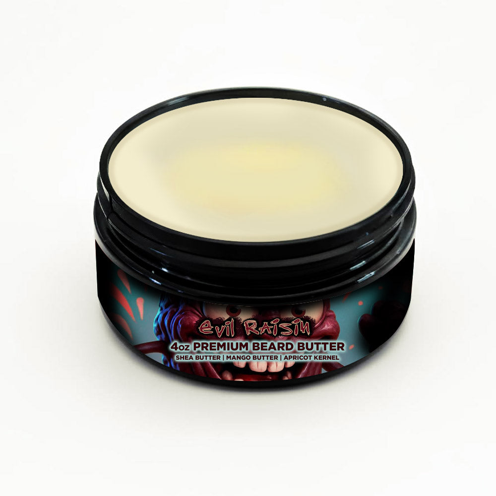 Evil Raisin "Rum, Raisin, Caramel, Maple, Vanilla" 4oz Premium Beard Butter
