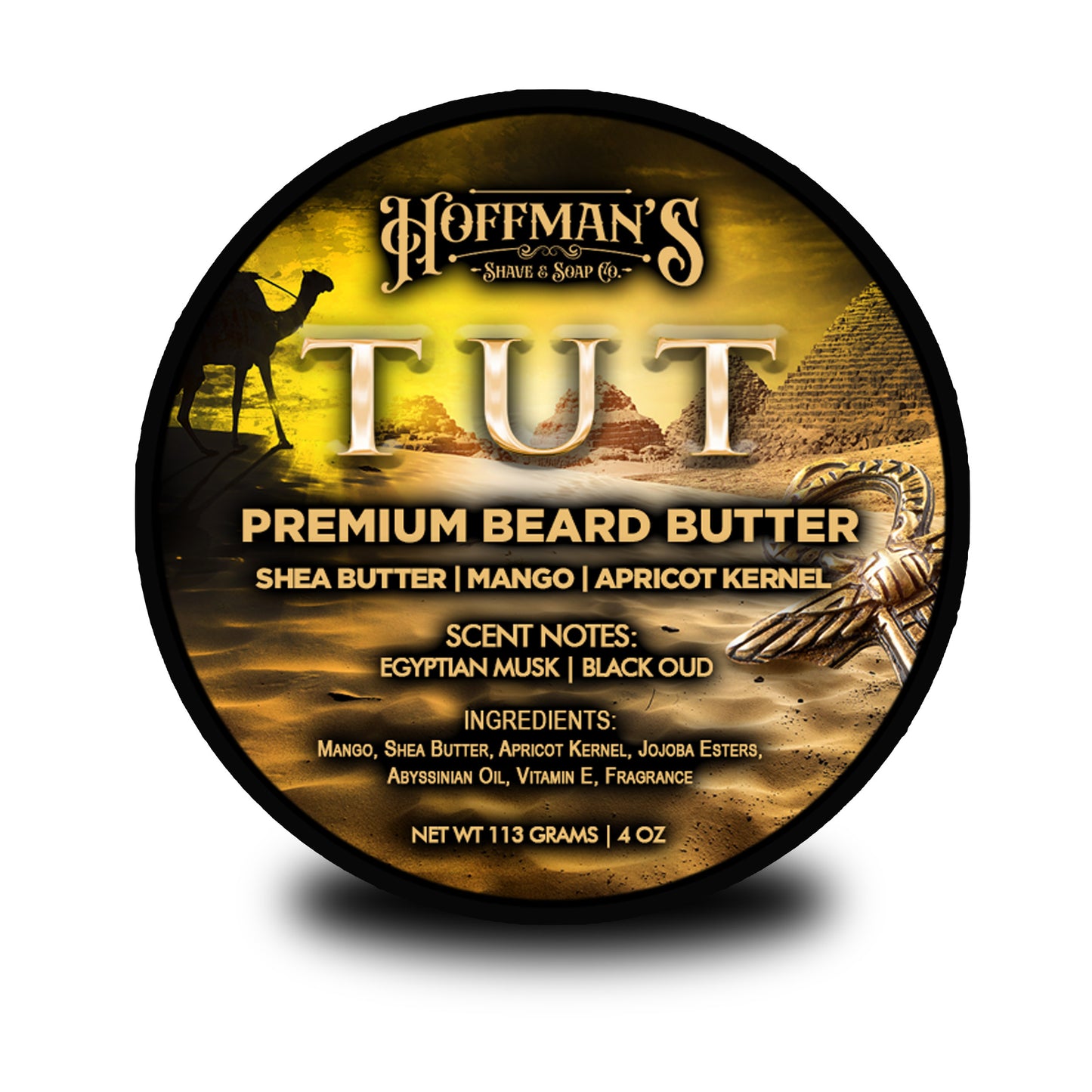 TUT (Egyptian Musk & Black Oud) 4oz Premium Beard Butter