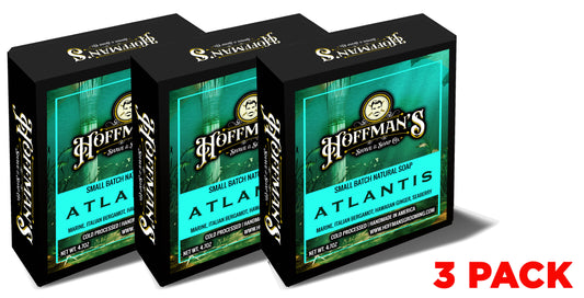 3pk "Atlantis" Full Body Bar Soap 4.7oz