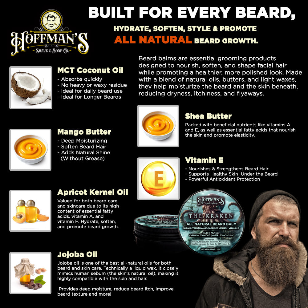 TUT (Egyptian Musk & Black Oud) 2oz Premium Beard Balm