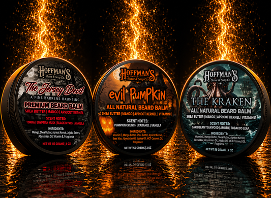 3pk Beard Balm Variety Legends Bundle #2 (Jersey Devil, Evil Pumpkin, The Kraken)