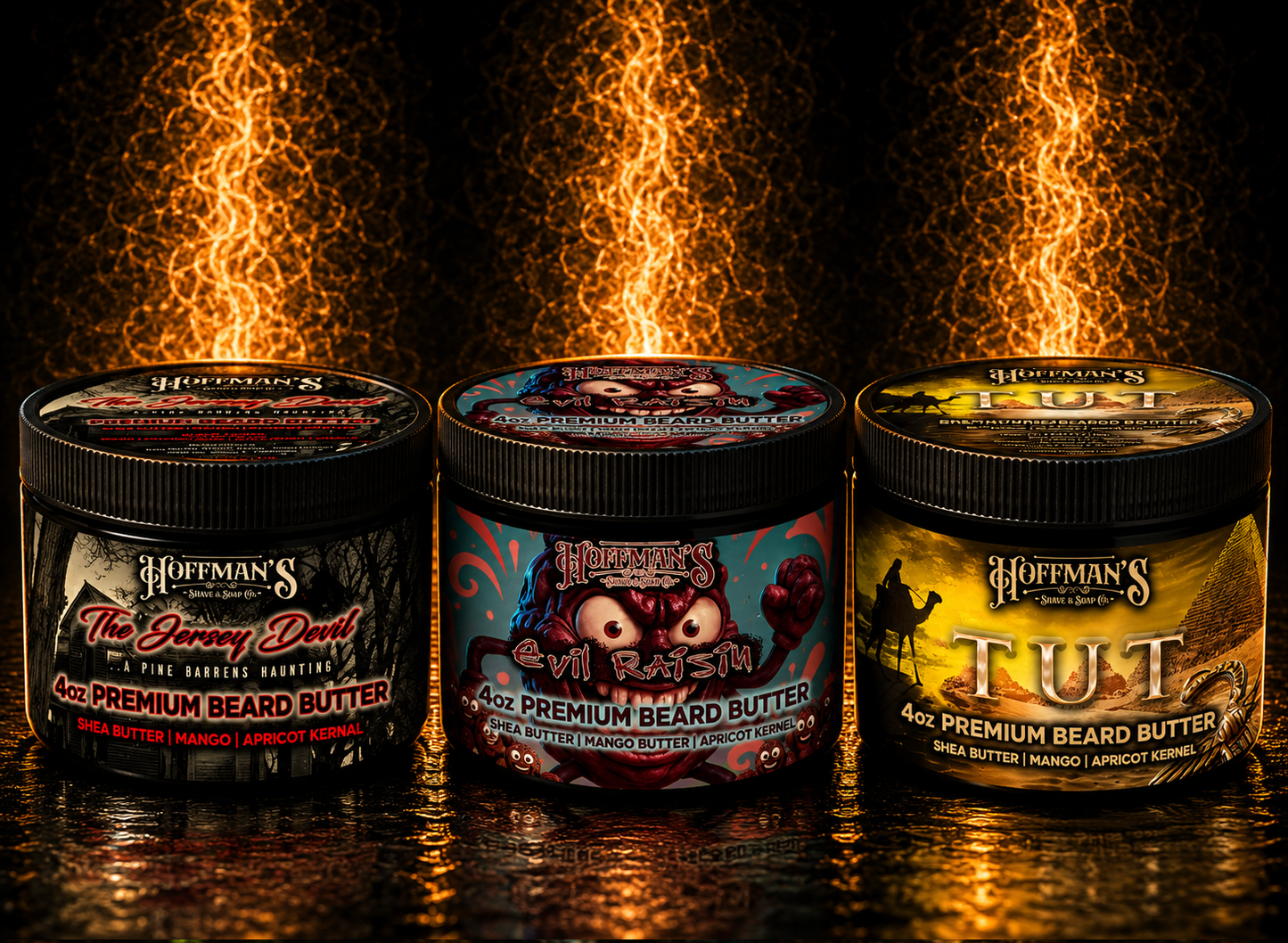 3pk Beard Butter Variety Legends Bundle #2 (Jersey Devil, Evil Raisin, Tut)