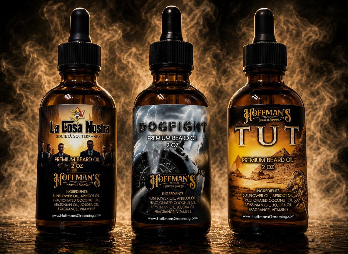3pk Beard Oil Variety Bundle #1 (Tut, Dogfight, La Cosa Nostra)