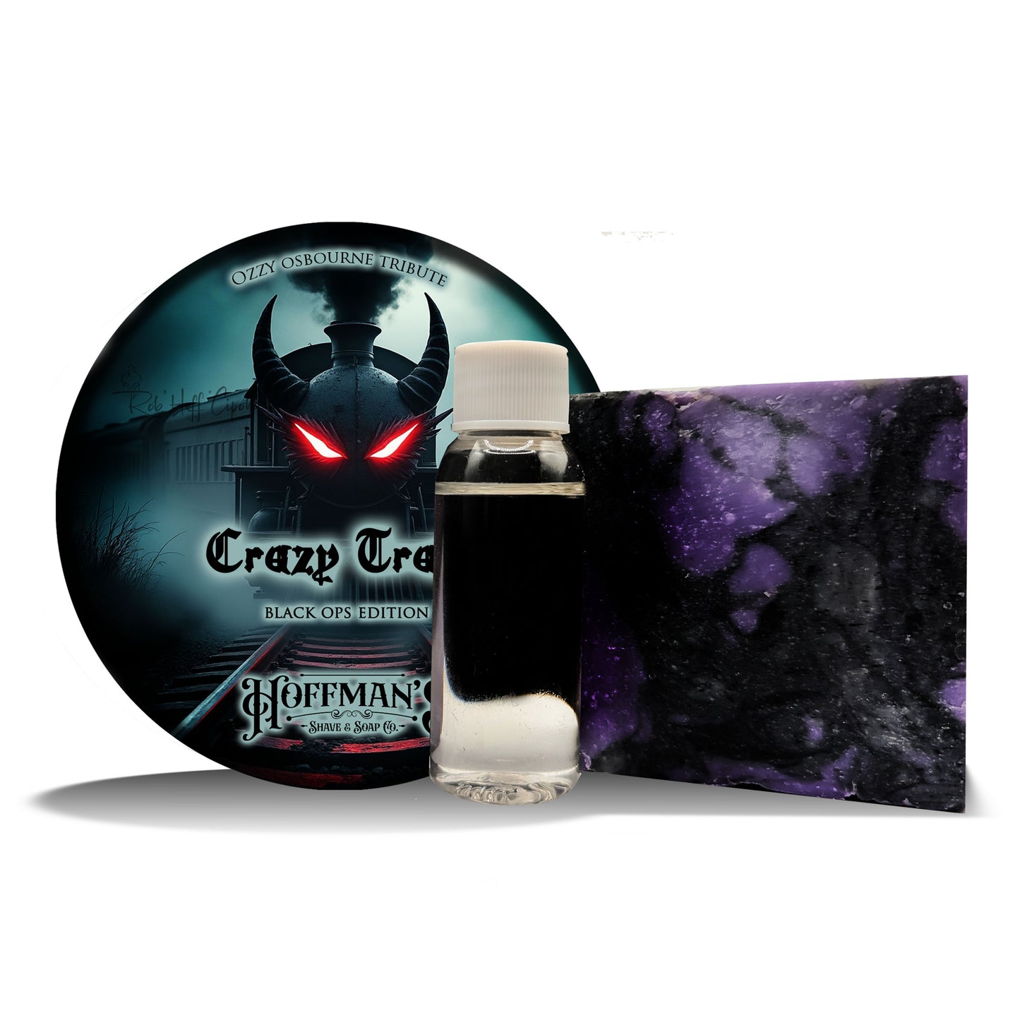 Crazy Train (Ozzy Osbourne Black Ops Edition) Shave, Frag & Bar Set