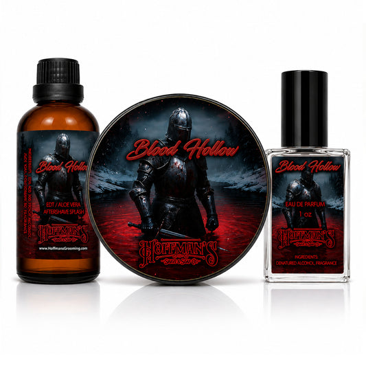 Blood Hollow (Blood Orange & Mint Mojito) Shaving & Grooming Trio 3pc Set