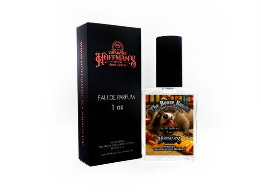 The Booze Bandit "Charred Oak, Aged Bourbon, Patchouli, Guaiac Wood" 1oz EDP Cologne